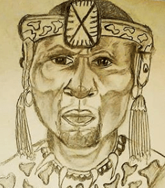 African Warrior Hand Sketched By @NikitaSkyDraws